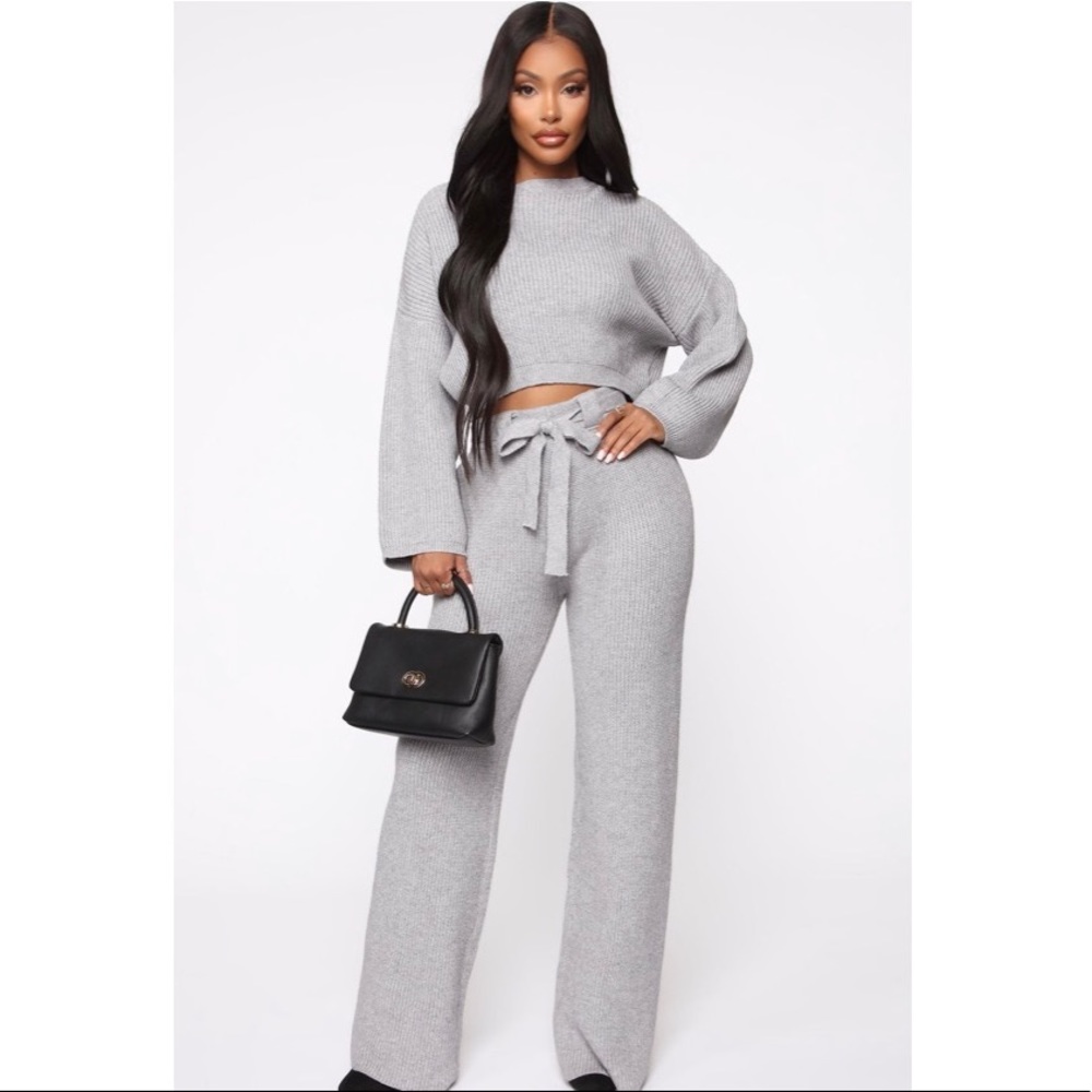 I’m Knit To Win Knit Sweater Set